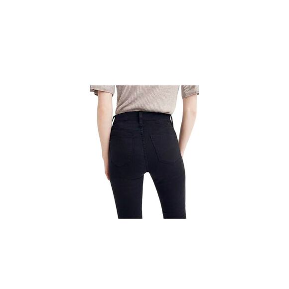 Madewell 9" Mid-rise Skinny Jeans Size 26 Faded Black - Picture 4 of 5